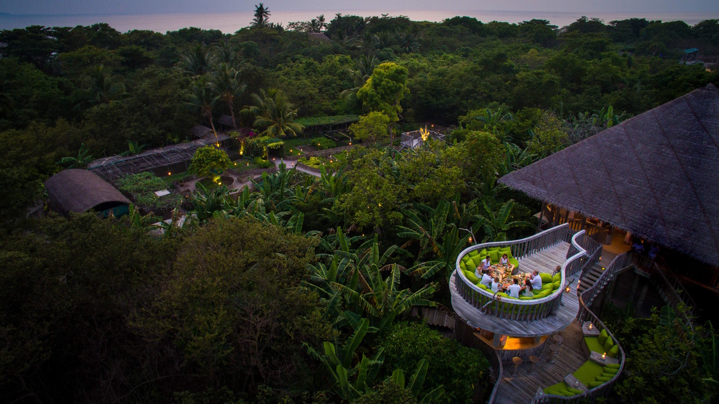 View Above Soneva Fushi