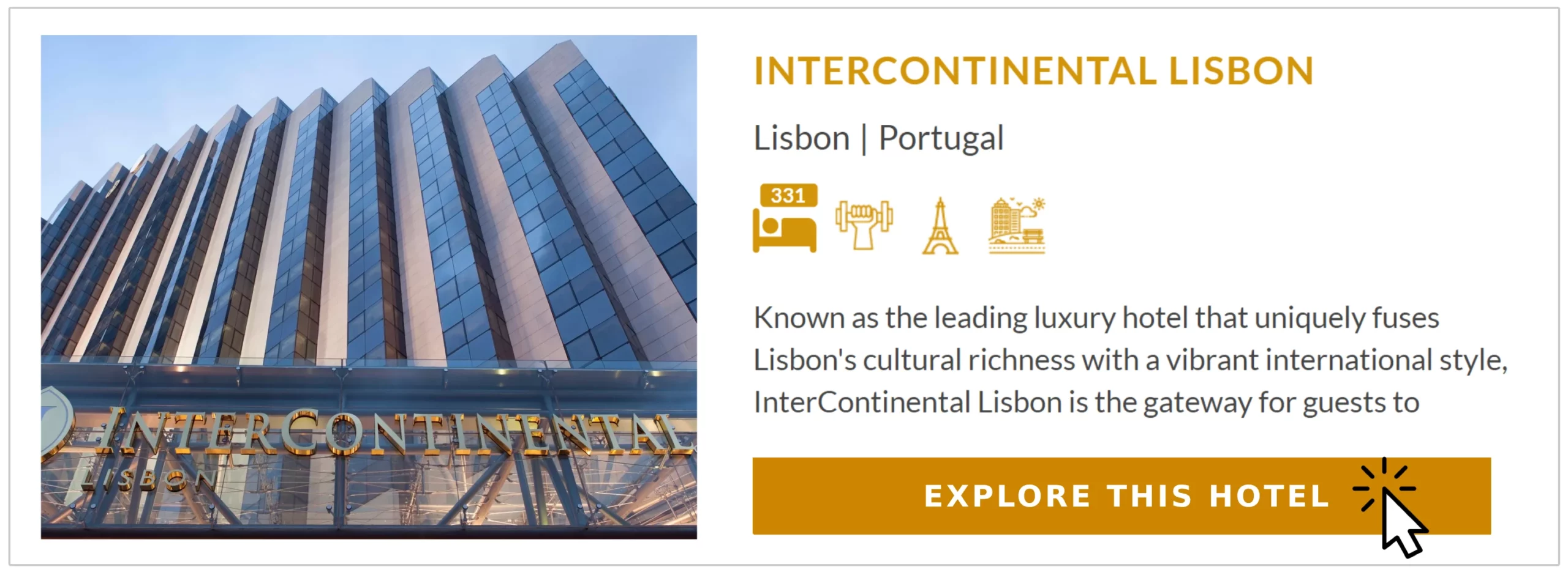 Intercontinental Lisbon exterior