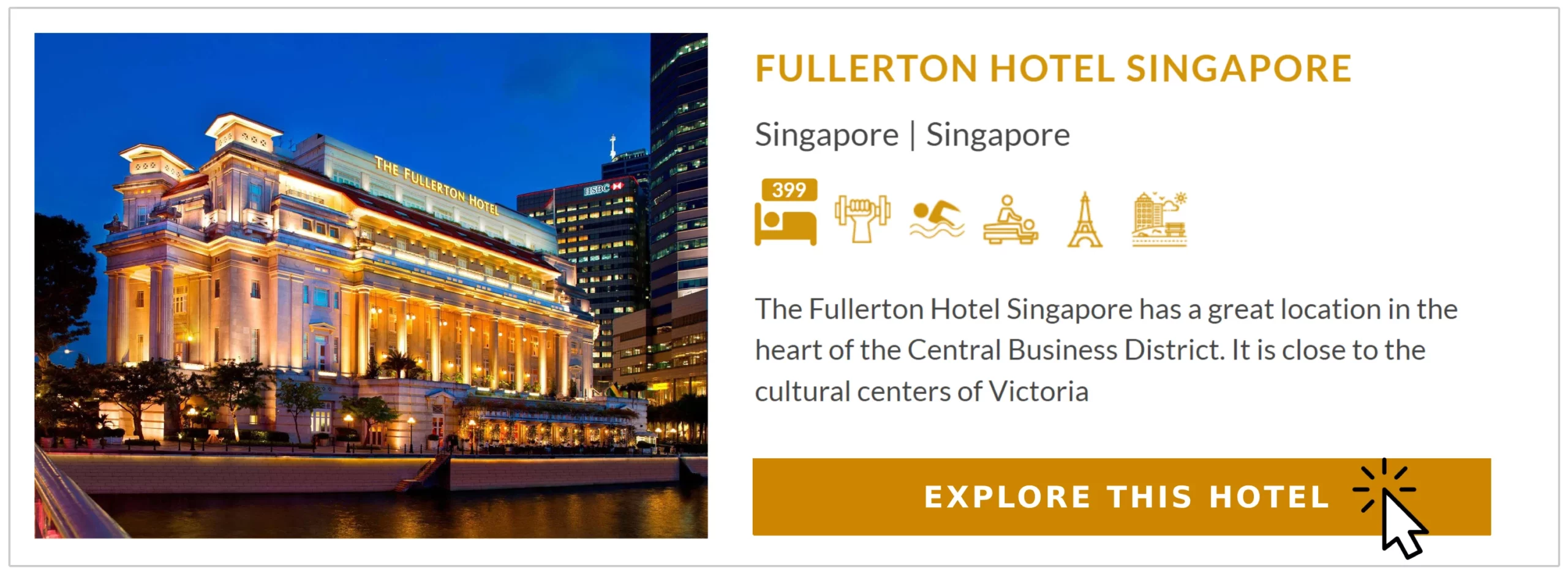 Fullerton hotel Singapore