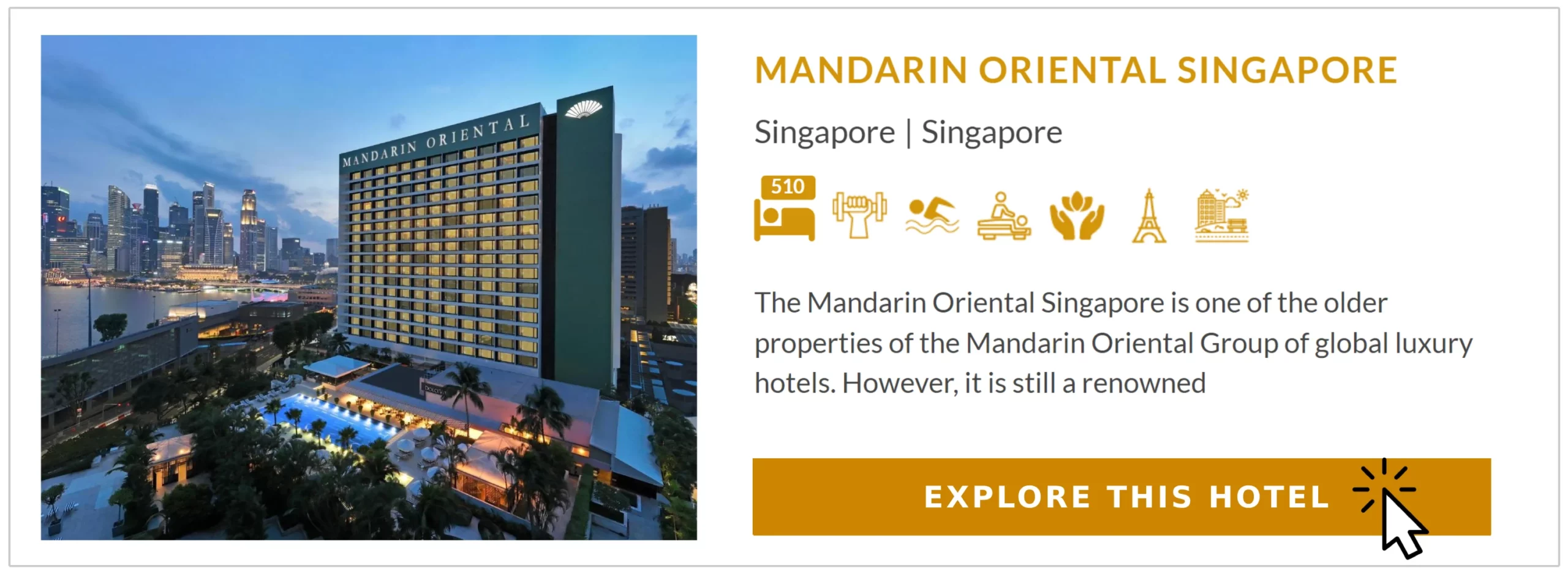 Mandarin Oriental Singapore exterior