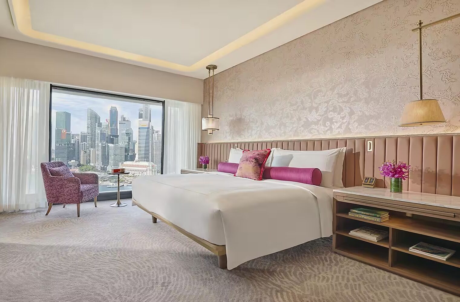 Singapore marina bay suite bedroom