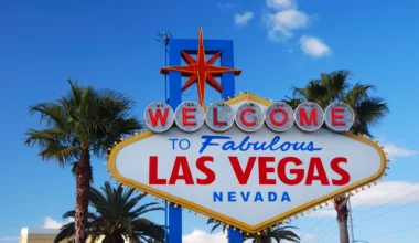 Las Vegas welcome sign