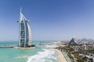 Exterior of Burj Al Arab