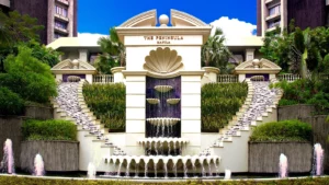 exterior of peninsula manila