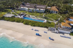 Exterior of Four seasons Bahamas